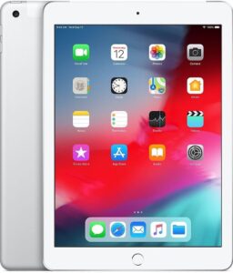 iPad (6th Gen.) - 32GB - WiFi + Cellular - Silver (Renewed)